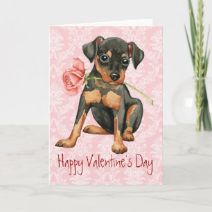 Cartão De Festividades Pino do Rosa namorados