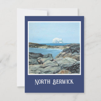 Cartão De Festividades Pintura a óleo de arte fino da Escócia North Berwi