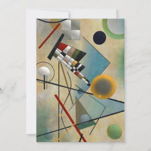 Cartão De Festividades Pintura de Abstrato de Composição Kandinsky