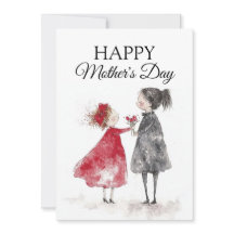 Pintura em Aquarela Dia das Mães