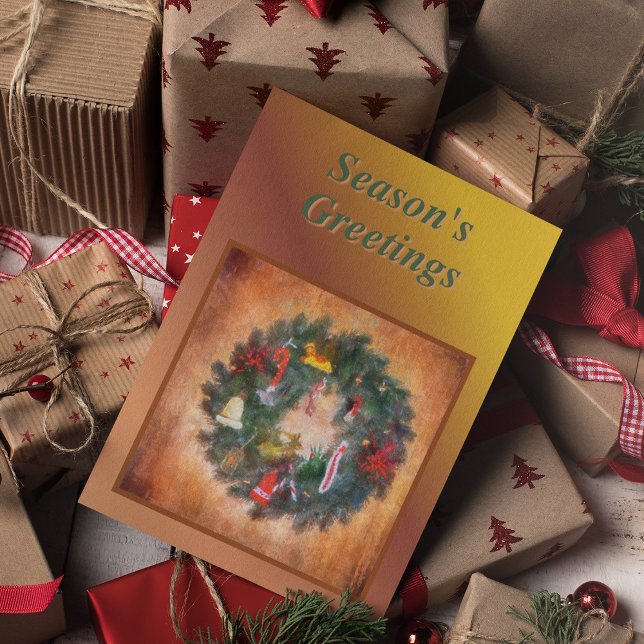 Cartão De Festividades Pintura tradicional por coroa (Criador carregado)