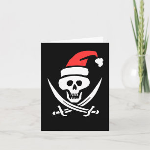 Cartão De Festividades Pirata de Natal