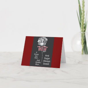 Cartão De Festividades Placa Anti-Dia de os namorados