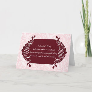 Cartão De Festividades Placa antisDia de os namorados Engraçada Com Damas