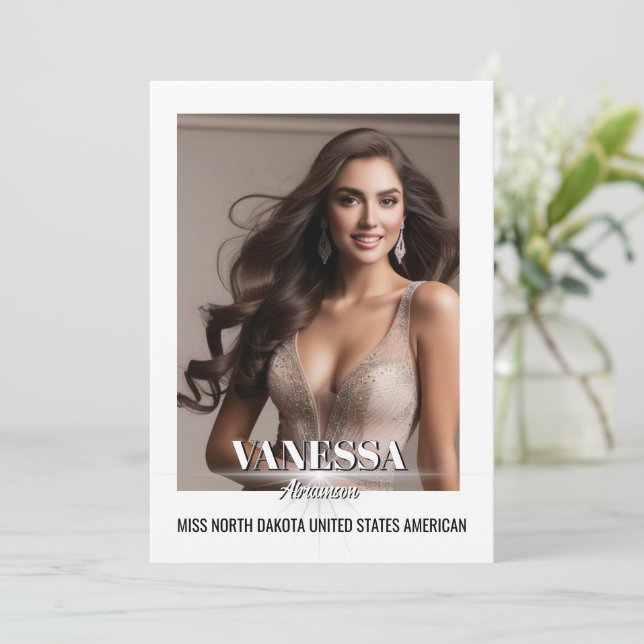 Cartão De Festividades Placa Autografada Shining Star Ultimate (Em pé/Frente)