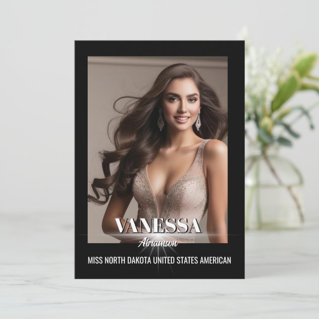 Cartão De Festividades Placa Autografada Shining Star Ultimate (Em pé/Frente)