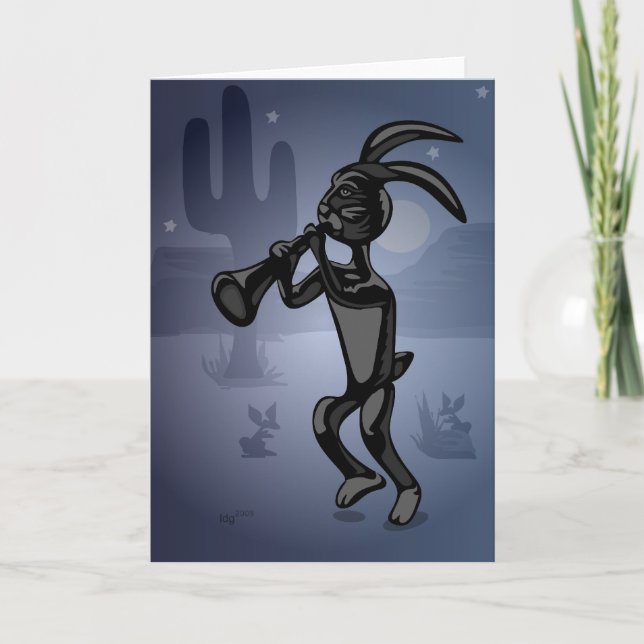 Cartão De Festividades Placa Bunnipelli (Frente)