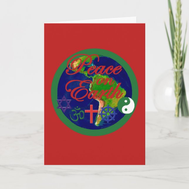 Cartão De Festividades Placa CHRISTMAS (Frente)