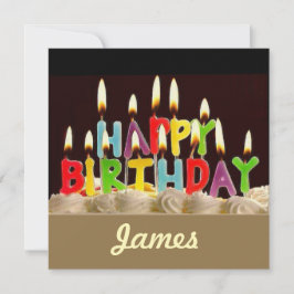 CARTÃO DE FESTIVIDADES PLACA DE ANIVERSÁRIO DE IMPRESSÃO DE ALTA DEFINIÇÃ