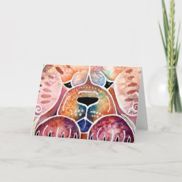 Cartão De Festividades PLACA DE ARTE lisa PRISM Chow