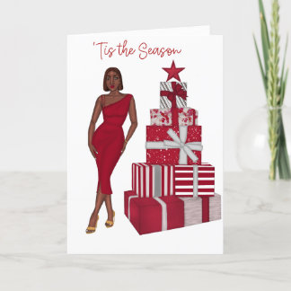 Cartão De Festividades Placa de Árvore de Presente