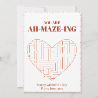 Cartão De Festividades Placa De Atividade Do dia de os namorados Para Cri