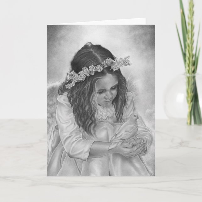 Cartão De Festividades Placa de benção de páscoa (Frente)