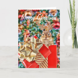 Cartão De Festividades Placa de chipset Feliz Natal