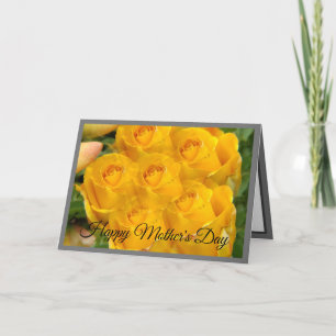 Cartão De Festividades Placa de Dia de as mães de Cinza de Caleidoscópi