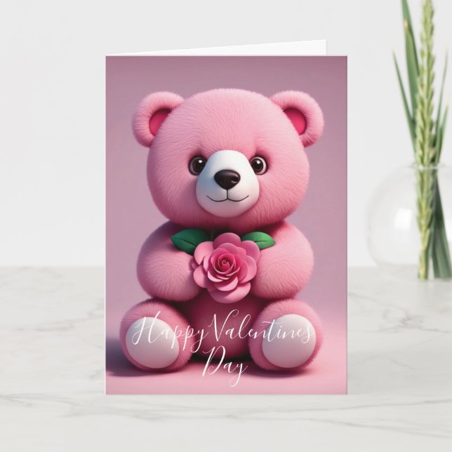 Cartão De Festividades Placa de dia de os namorados (Frente)