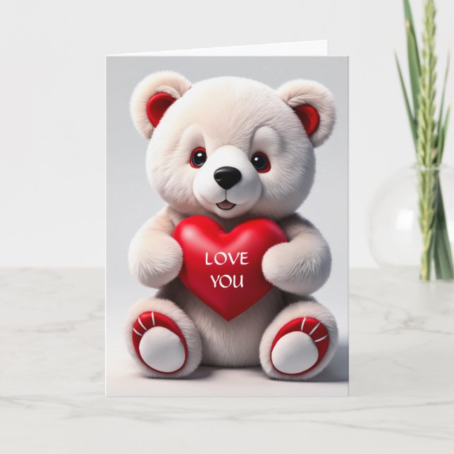 Cartão De Festividades Placa de dia de os namorados (Frente)