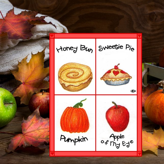 Cartão De Festividades Placa de Dia de os namorados do Honey Bun (Criador carregado)