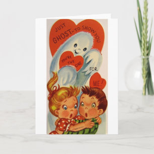 Cartão De Festividades Placa de Dia de os namorados Ghost Retroativa