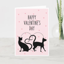 Placa de Dia de os namorados Loving Cats