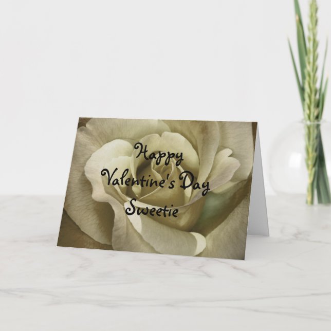 Cartão De Festividades Placa de Dia de os namorados média aguardada (Frente)