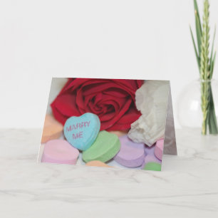 Cartão De Festividades Placa de Dia de os namorados personalizável "Casad