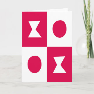 Cartão De Festividades Placa de Dia de os namorados XOXO