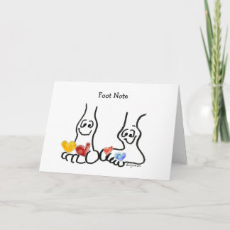 Cartão De Festividades Placa de emperramento do dedo do coração do namora