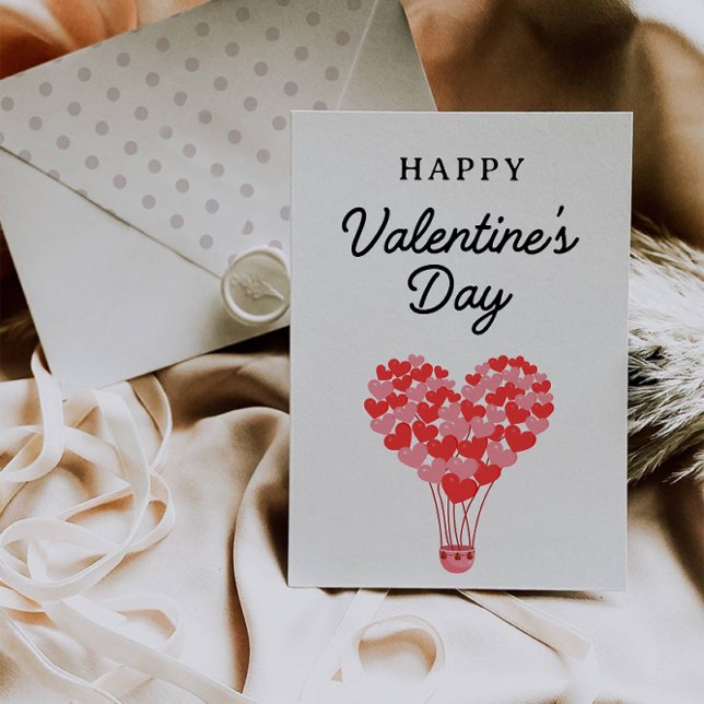 Cartão De Festividades Placa de feliz dia de os namorados (Happy Valentine's Day Card)