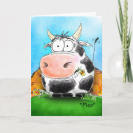 Cartão De Festividades Placa de Feliz dia de os namorados de Vaca Feliz P