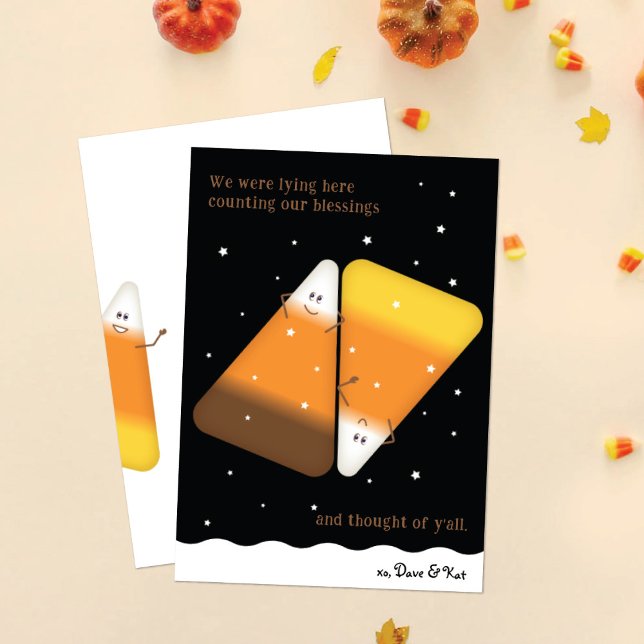 Cartão De Festividades Placa de Feriado de Casal de Milho Misturado (Criador carregado)