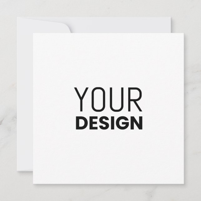 Cartão De Festividades Placa de Feriado Plana [Multi-Size & Style] (Frente)