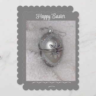 Cartão De Festividades Placa de feriado plana páscoa