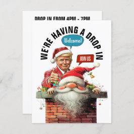 Cartão De Festividades Placa de Feriado Plano DROP IN