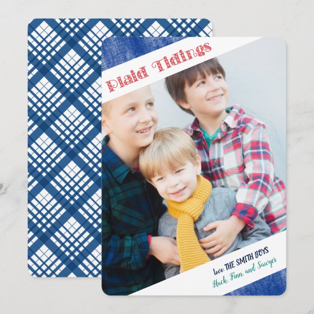 Cartão De Festividades Placa de férias de Xadrez 1 ou 2 minimalística (Frente/Verso)