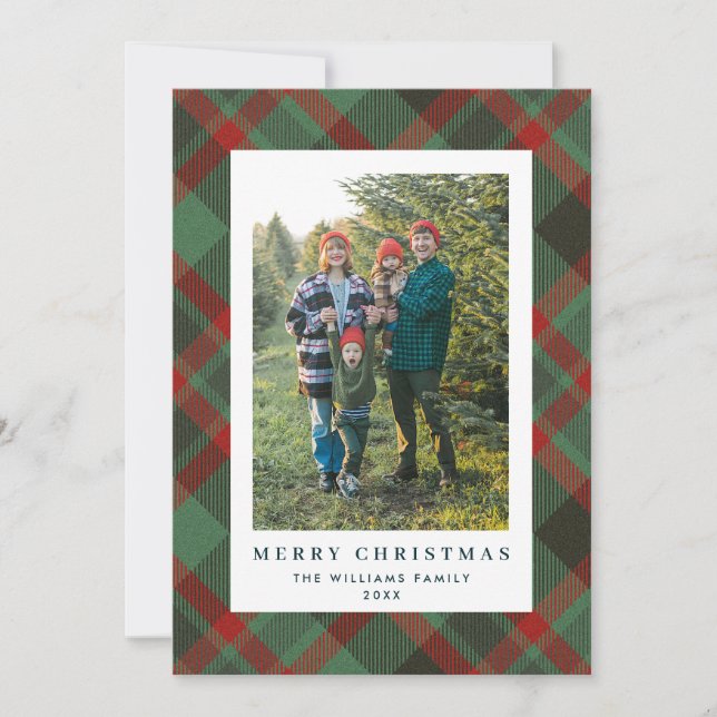 Cartão De Festividades Placa de Férias Plana (Frente)