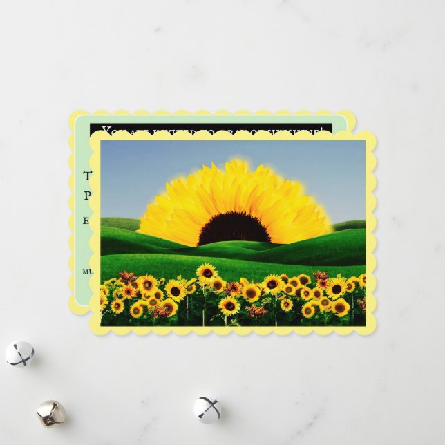 Cartão De Festividades Placa de Férias Plana (Frente/Verso In Situ)