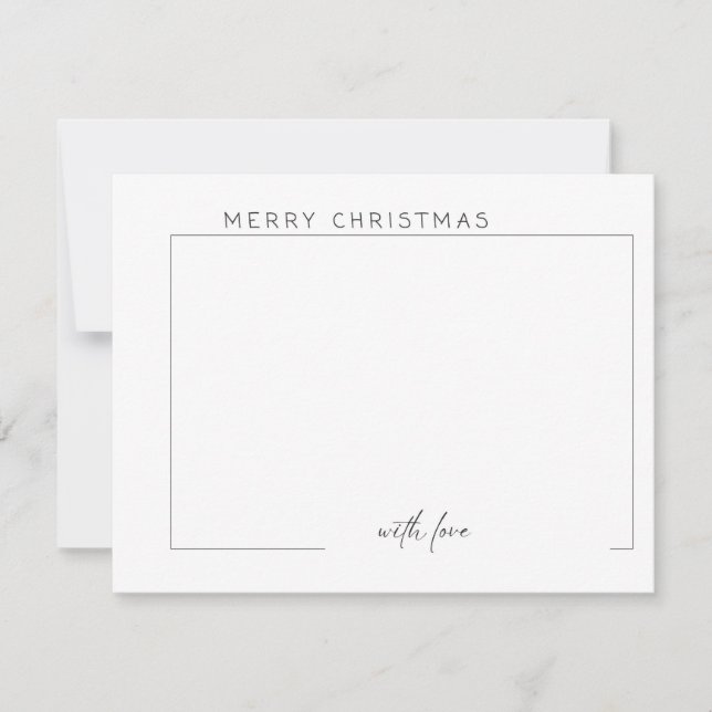 Cartão De Festividades Placa de Férias Plana (Frente)