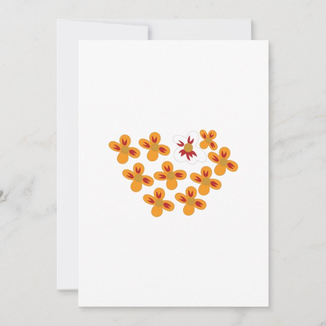 Cartão De Festividades Placa de Férias Plana (Frente)