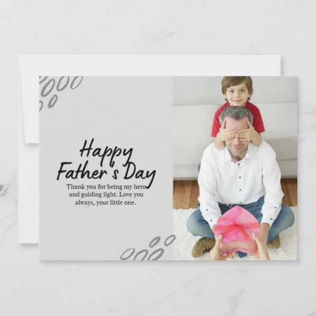 Cartão De Festividades Placa de Férias Plana (Frente)