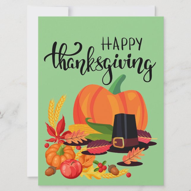 Cartão De Festividades Placa de Férias Plana (Frente)