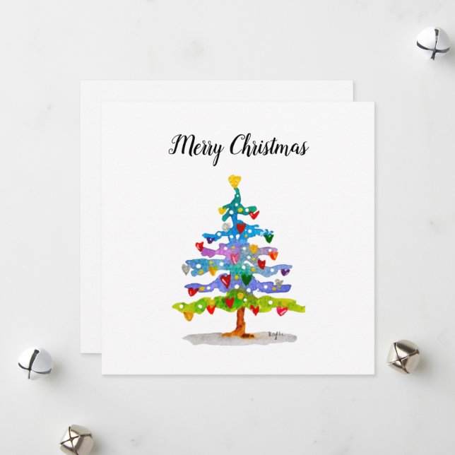 Cartão De Festividades Placa de Férias Plana (Frente/Verso In Situ)