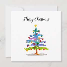 Cartão De Festividades Placa de Férias Plana