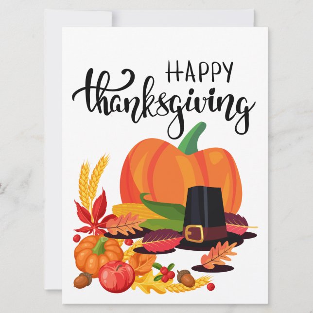 Cartão De Festividades Placa de Férias Plana (Frente)