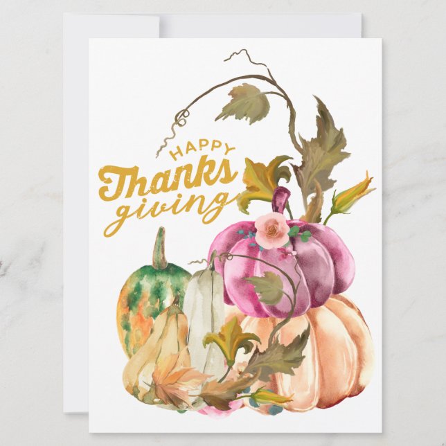 Cartão De Festividades Placa de Férias Plana (Frente)