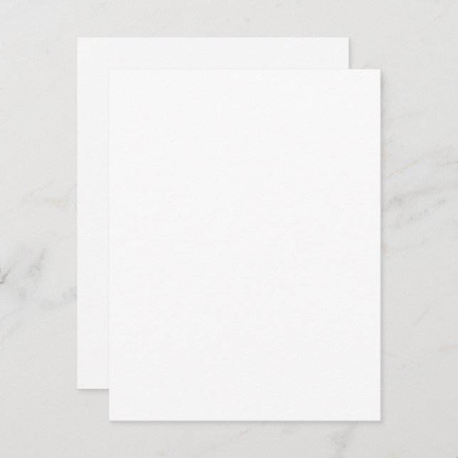 Cartão De Festividades Placa de Férias Plana (Frente/Verso)