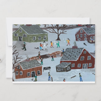 Cartão De Festividades Placa de Férias Plana