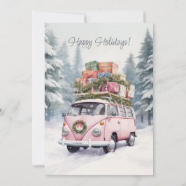 Cartão De Festividades Placa de Férias Plana