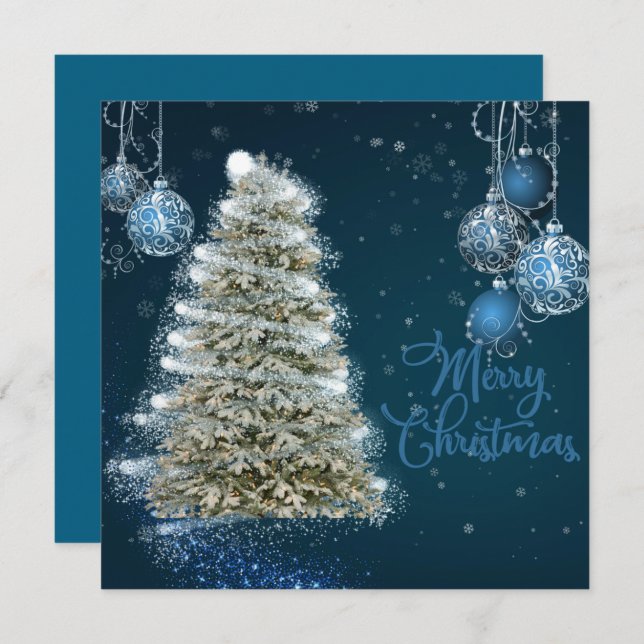 Cartão De Festividades Placa de Férias Plana (Frente/Verso)