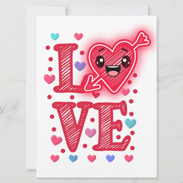 Cartão De Festividades Placa de Férias Plana (Frente)